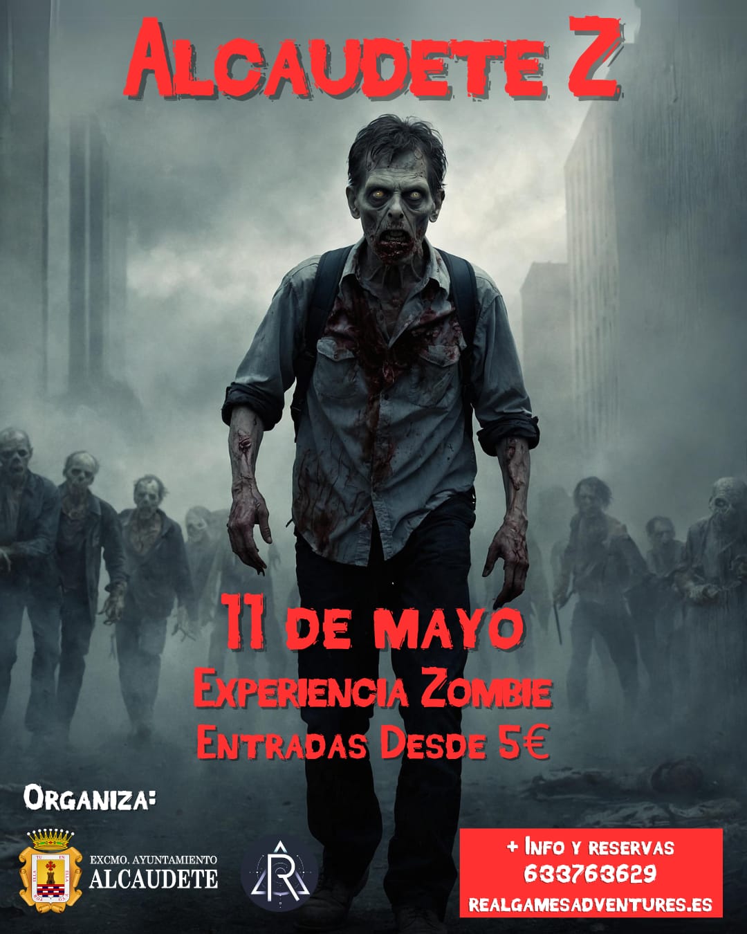 Alcaudete Z - Experiencia Zombie 11 de mayo